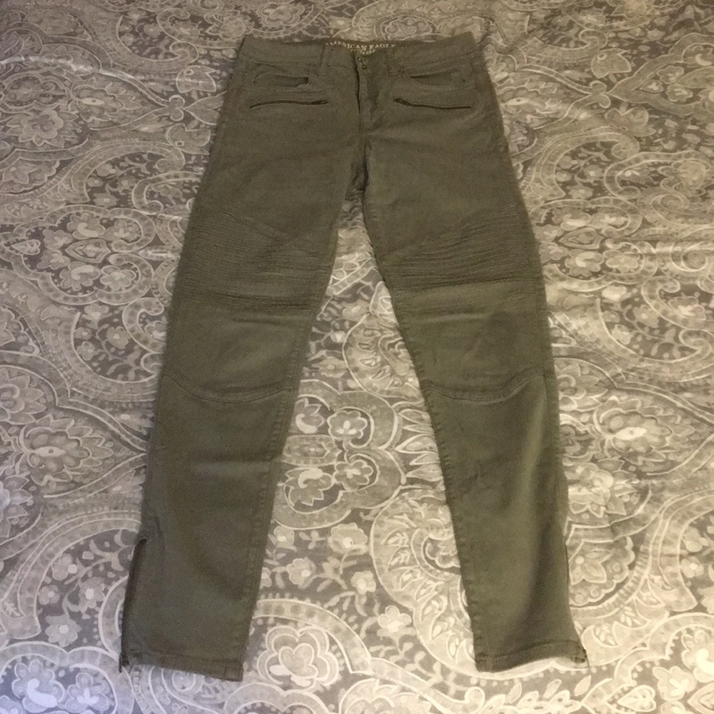 American Eagle Moto extra stretch jegging